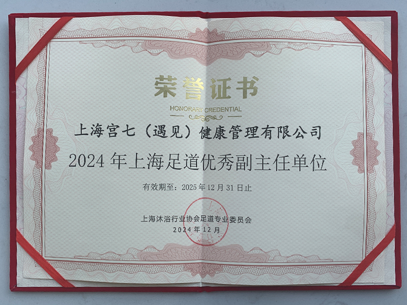 2024上海足道优秀副主任单位 2024上海足道优秀副主任单位