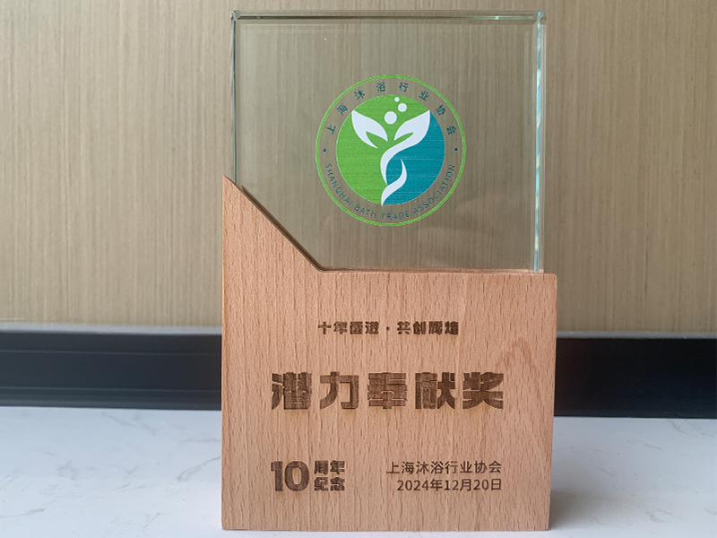 上海沐浴行业协会潜力奉献奖 上海沐浴行业协会潜力奉献奖